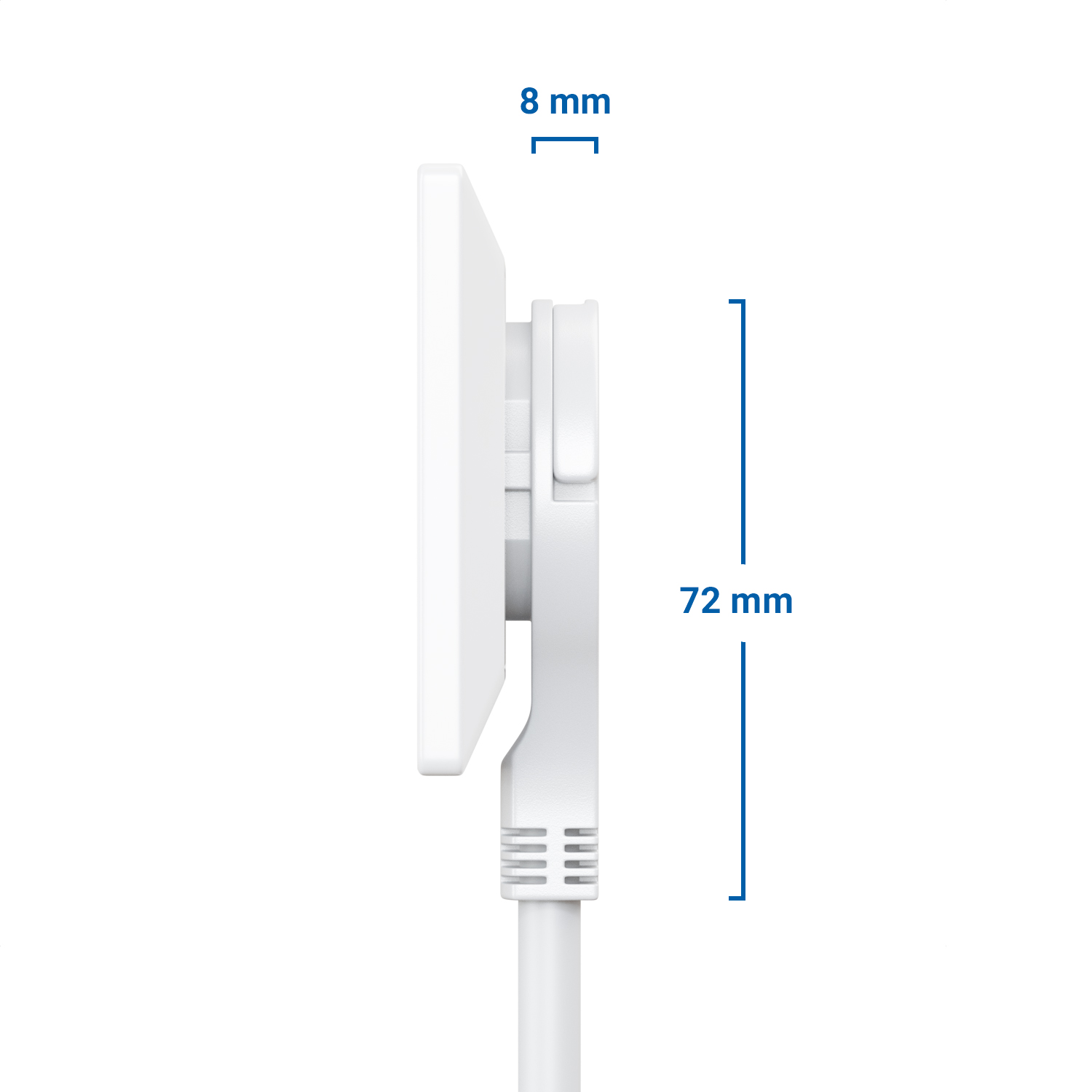 deleyCON 3,0m 3 Fach Steckdosenleiste mit USB & EIN/AUS Schalter Weiß, Steckdosenleisten, Energie & Strom
